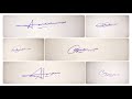   cool signature dude  signature of alphabet a