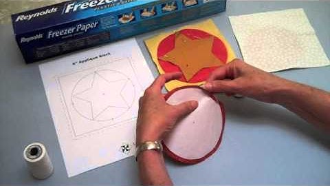 APPLIQUE-- Basting Using Thread (#5 of 13 videos) LearnHowToQuilt.com BEGINNER BASICS