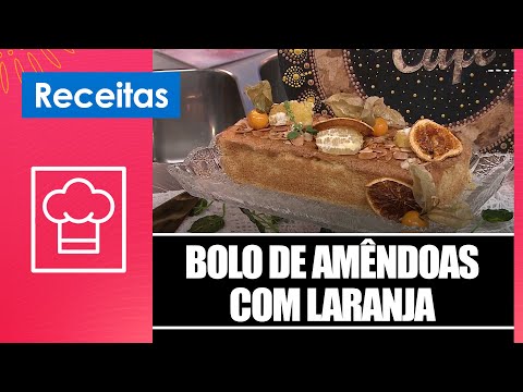 Faça um delicioso bolo de amêndoas com laranja com o chef confeiteiro Douglas Escudero – 20/02/25