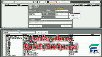 Tutorial PROGRAM KASIR MINIMARKET Ubah Harga Dan Stok Opname | Part 5