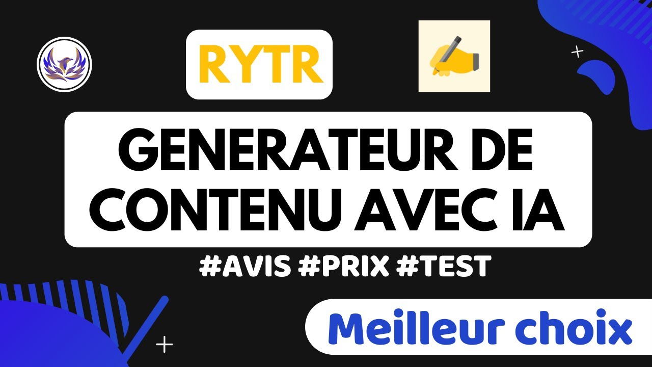 video Rytr Avis, Prix et Test en Français