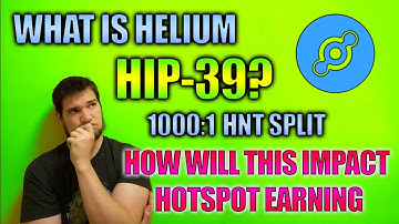 Helium Split. 1,000 HNT for 1 HNT? What is this? HIP 39 - Helium Improvement Proposal 39