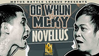 Motus Battle - MCKY vs OG WHUN (Surprise Freestyle Battle)