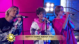 FO&O - Gotta Thing About You (akustisk) - Nyhetsmorgon (TV4)