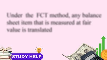 The FCT and PCT methods each produce different amounts for translation gains and losses due to the i
