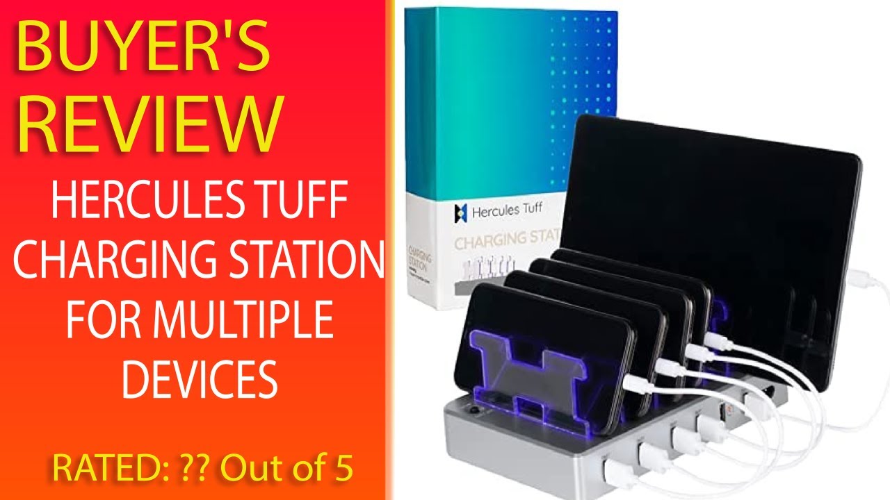 Review Hercules Tuff Charging Station For Multiple Devices - YouTube