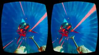 Погоня и битва с морским чудовищем. Видео для VR очков. 3D Virtual Reality video