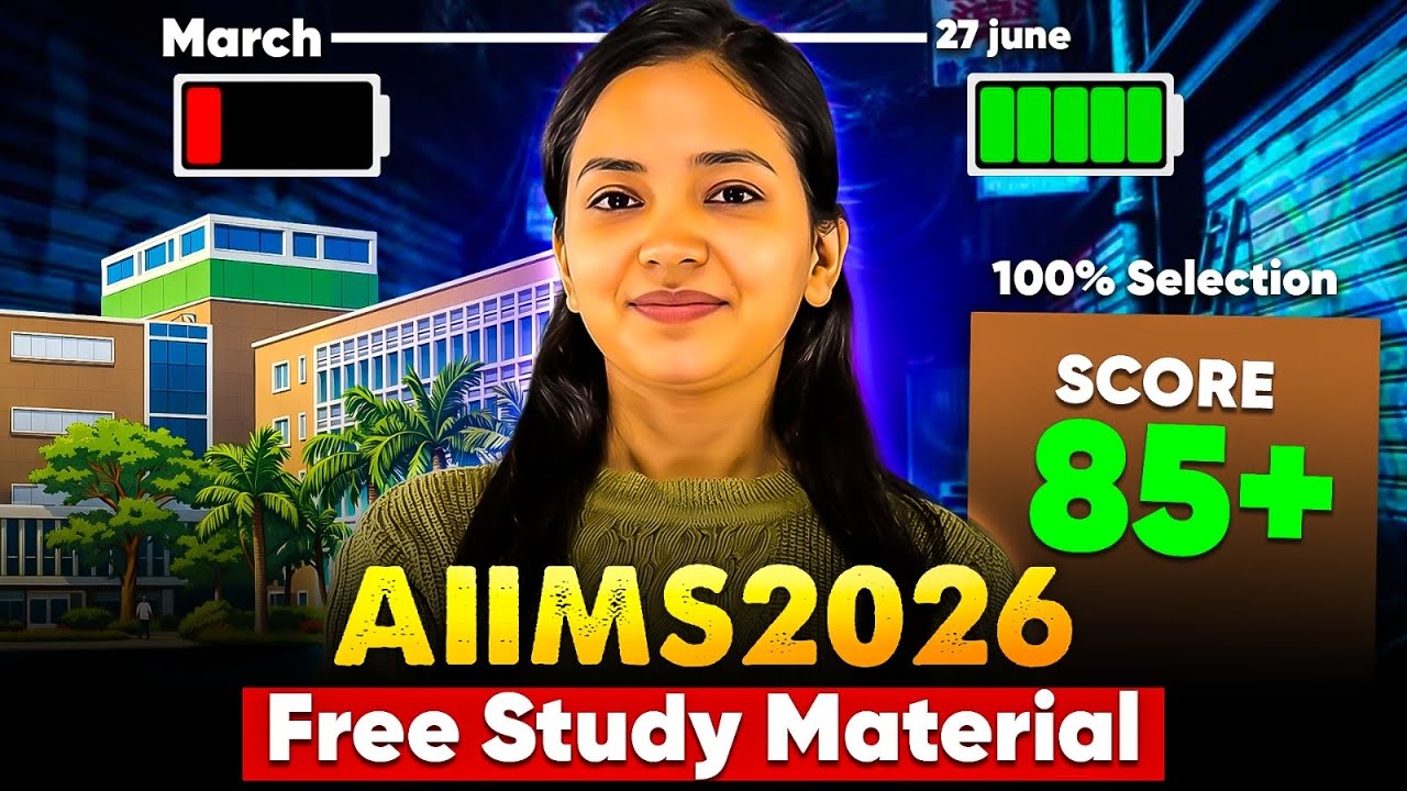 🔥Perfect Strategy to Score 85+ in AIIMS Nursing Exam I Daily Study Planner 