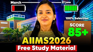 🔥Perfect Strategy to Score 85+ in AIIMS Nursing Exam I Daily Study Planner
