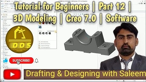 Tutorial for Beginners | Part 12 | Creo 7.0 | Software