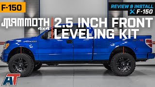 20042020 F150 Mammoth 2.5 Inch Front Leveling Kit Review & Install