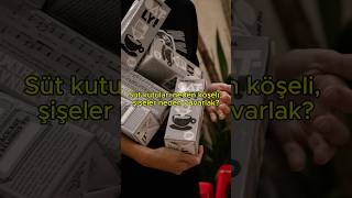 Süt Kutuları Neden Dikdörtgen, Içecek Şişeleri Neden Yuvarlak Olur?