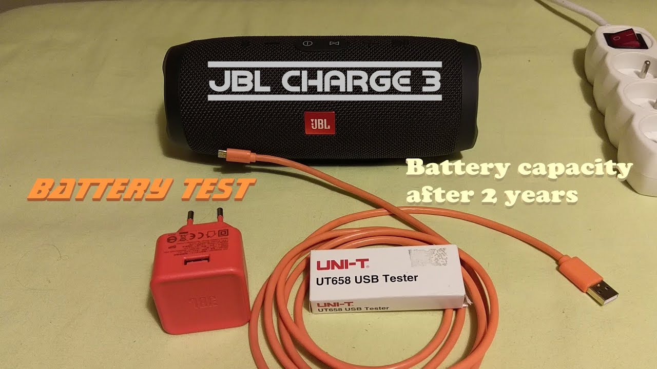 JBL Charge 3 - Battery test / 2 Years 