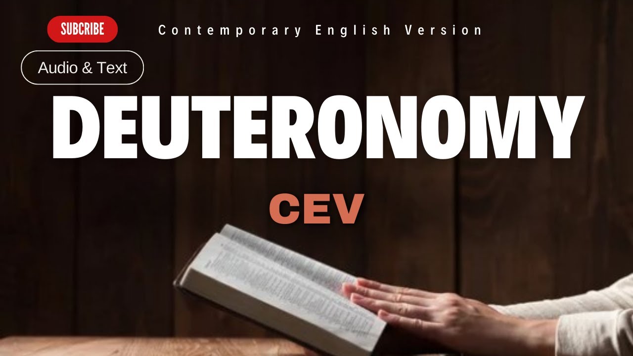 Audio Bible: DEUTERONOMY (Contemporary English Version) With Text - YouTube