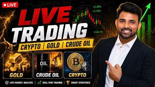 Crypto crude oil & Gold Live Trading 3  July 2026 | #GOLD#BITCOIN#CRUDEOIL