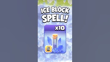 New Ice Block Spell = WOW! (Clash of Clans)