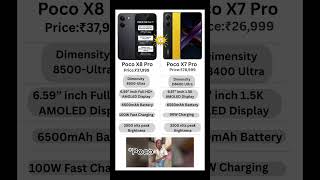 Poco X8 pro vs X7 Pro 🔥