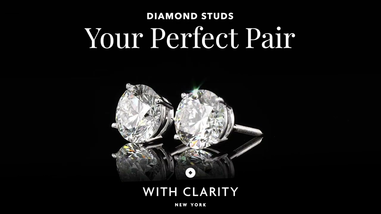 Diamond Stud Earrings for Women | Elegant & Timeless Jewelry by With Clarity