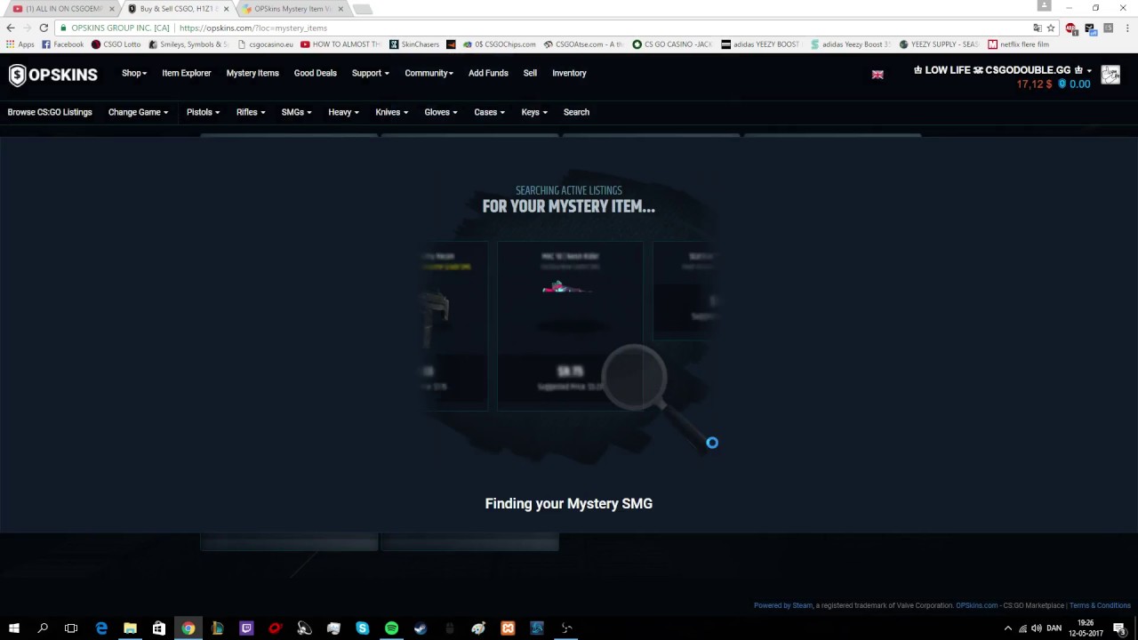 OPSkins.com mystery item unboxing