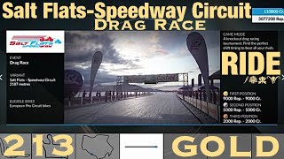 RIDE: PS4 Salt Flats-Speedway Circuit - Drag Race - European Pro Circuit - Aprilia RSV4 R APRC screenshot 1