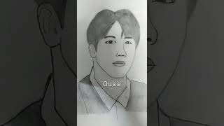 Jin || Bts #artist #viral #drawing #art #bts #btsarmy #shorts #army #jin 😱😱