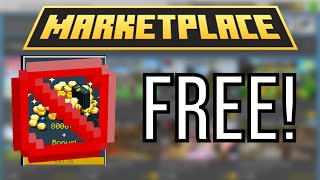 how to get free items in the minecraft marketplace bedrock