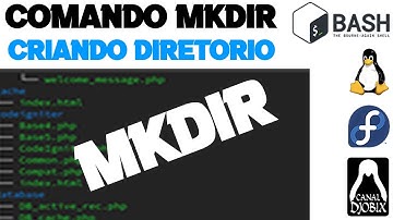 Como utilizar o MKDIR para criar diretório no Bash Terminal - Linux Fedora Canal Djobix de TI