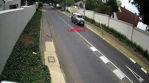 Left Object Detection Alert