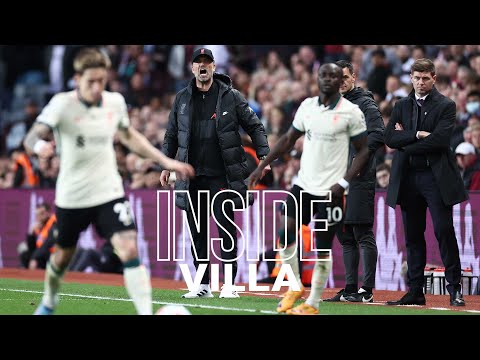 INSIDE VILLA: Aston Villa 1-2 Liverpool |  BEST VIEW OF REDS COMEBACK