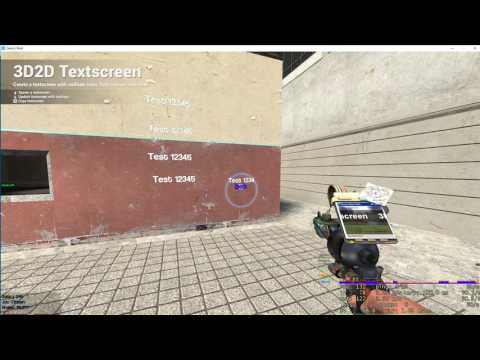 [GMOD] Textscreen prototype #1