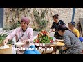 Wild Vegetable Salad halal|Muslim Chinese Food | BEST Chinese halal food recipes【凉拌何首乌苗，据说吃了能长命百岁】