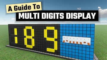 How To Make A Multi Digit Display In Logic World