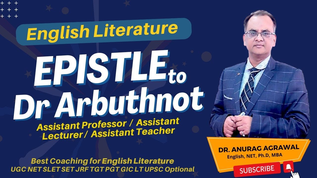 Epistle to Dr Arbuthnot - Poem by Alexander Pope - English Literature | UGC NET English Literature