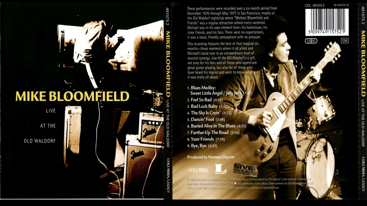 Mike Bloomfield – Live At The Old Waldorf - YouTube