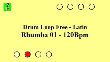 Free Drum Loop - Latin -  Rhumba 01 (Verse) - 120 Bpm