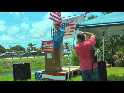 Joe Kaufman speaks at Tea Party's 'Cut, Cap & Bala...