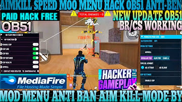 OB51 HACK ✅ Free Fire Headshot Hack 👽 Free fire Mod Menu Apk Autokill + fly Hack FF Panel Hack ✅❤️💯