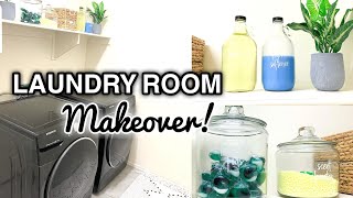 LAUNDRY ROOM MAKEOVER 2021 / LAUNDRY ROOM ORGANIZATION