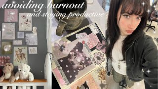 avoiding burnout and staying productive ⋆˚꩜｡ Net Worth