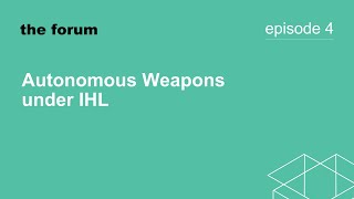 Autonomous Weapons under IHL