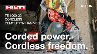 Break Over 500 Lbs On One Charge Hilti Te 1000-22