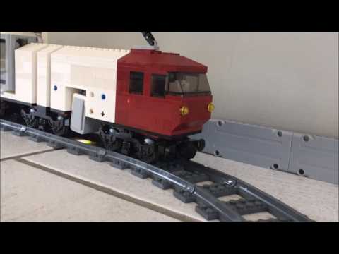 Lego train (extended version) controlled by a Mindstorms EV3, by Sioux.NET on Track