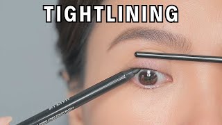 TIGHTLINING for Beginners  Tips for NO TRANSFER and Best EYELINERs for Tightlining