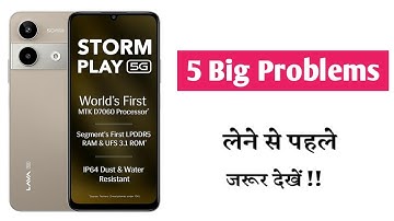 LAVA Storm Play 5G Problems | Big issues