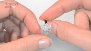 Diamond 0.20ct Cluster Ring Set In 9K Yellow Gold - E4929