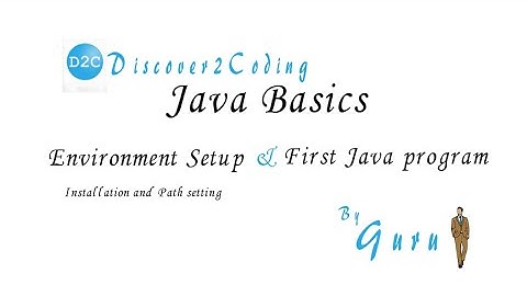 1.1 Install Java JDK and Eclipse and First Java Program.