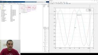 Introduction to Matlab in English | 12 Inserting text and extracting data from plots