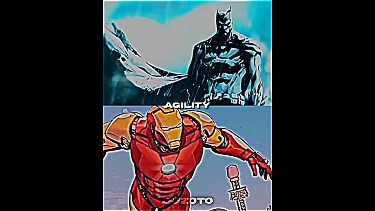 Batman VS Iron Man #edit #shorts #dc #marvel