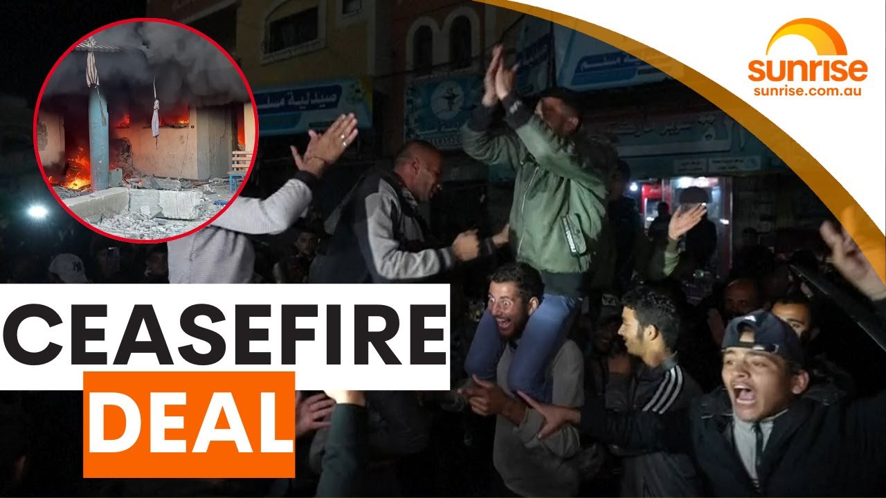 Historic Ceasefire Deal between Israel and Hamas | Sunrise - YouTube