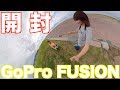GoPro Fushionが届いた！開封してさっそく遊んでみたら360度見えすぎ！